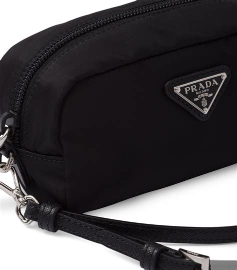 prada nylon makeup bag.